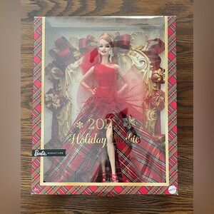Mattel 2024 Redhead Holiday Barbie Signature Doll Seasonal Collector Gift - NEW